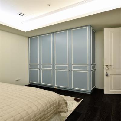 China Open Door Design Contemporary Wooden Wardrobe Wardrobe for sale