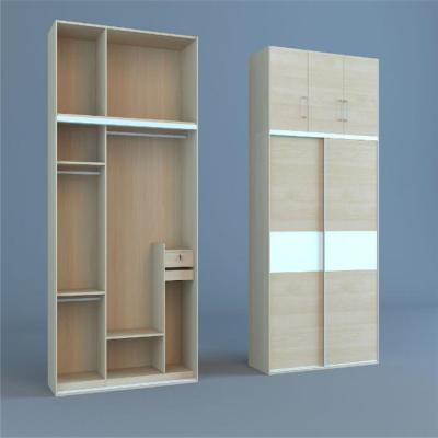 China Easy Collect Wooden Color Door Designs Bedroom Wardrobe Wardrobe for sale