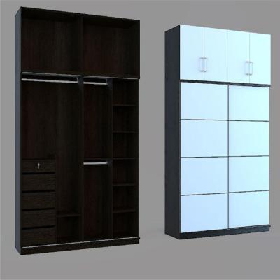 China Easy Gather Me Shaped Mini Designs Sliding Door Bedroom Robe Glass Cabinets for sale