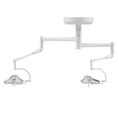 China Hot Sales Aluminum Alloy Clinic Ceiling Examination Lamp Price With Double Dome for sale