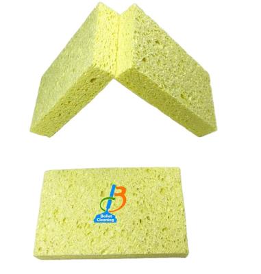 China 3pcs Kitchen Sponge Dish Washing Accessories Dish Washing Cellulose Pulp Scrubber Maintenance Wooden Dish Wholesale Viable Buy Amazing Buy for sale