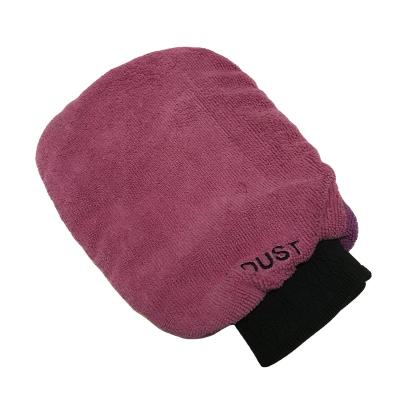 China Water Proof Car Wash Glove Microfiber Doubles Net Functions Cloth Two Sides Three Water Proof Microfiber Car Wash Glove for sale