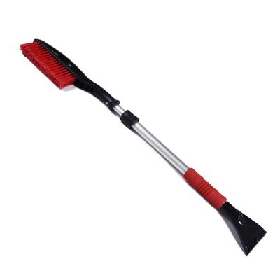 China Ice Tool Telescopic Extendable Car Window Effectively Remove Ice Scraper Snow Brush Scraper Novelty Car Ice Scraper for sale