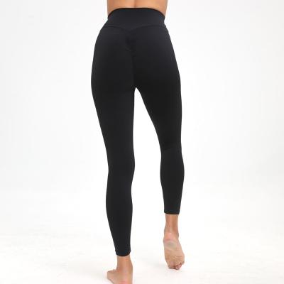 China European and American high waist fitness breathable tight pants to improve yoga pants women's buttocks for sale