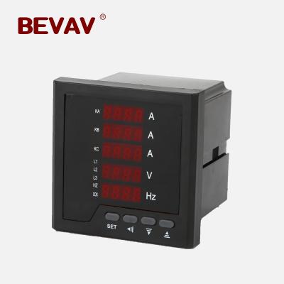 China Current Measurement BEVAV Three Phase Current And Voltage Meter , Digital Multifunction Meter for sale