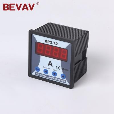 China Ammeter High Quality Current Meter Gauge Single Phase 72x72 Digital Panel Meter for sale