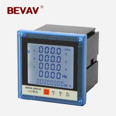 China BEVAV A+ Grade Electric Current Meter Three Phase Multifunction Electricity Meter Energy Analyzer XD194E-9SY XD194E-9SY for sale