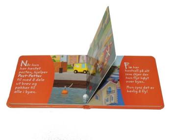 China A4 B5 Embossing Childrens Book Printing Full Color Matte Lamination for sale