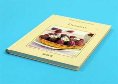 China Gloss Lamination Customized Cookbook Printing , Hardcover A4 Book Printing for sale