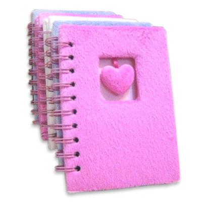 China Coil Plush Personalized Notebooks Customized For Kids for sale