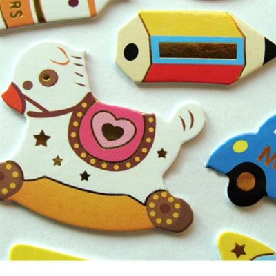 China Sponge Funny Cartoon Stickers With Self Adhesive for sale