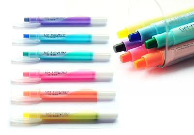 China High End Multi Color Highlighter Set , Highlighter And Pen In One for sale