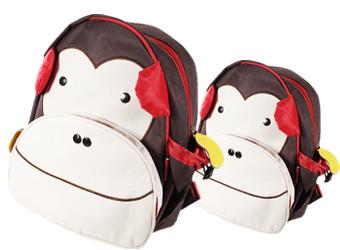 China Personalised School Bags For Kids With Monkey Design for sale