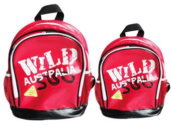 China Personalised Designer School Bags Backpacks ,Red Folding backpack for sale