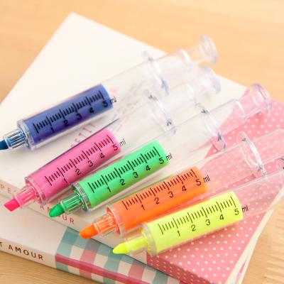 China Injection Gel Highlighter Pen Retractable As Novelty Gifts for sale