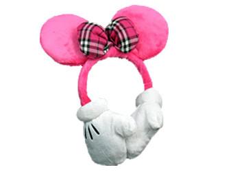 China Pink Minnie Mouse Ears Headband for sale