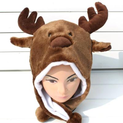 中国 Custom Cartoon Elk Plush Hat 販売のため