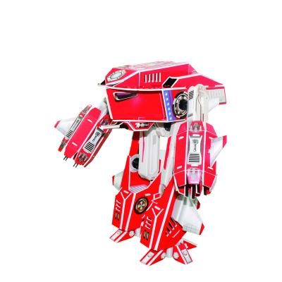 China Cartoon Toy Zilipoo 3d Foam Puzzle Robot DIY Science Shift Toys Puzzle 3d for sale