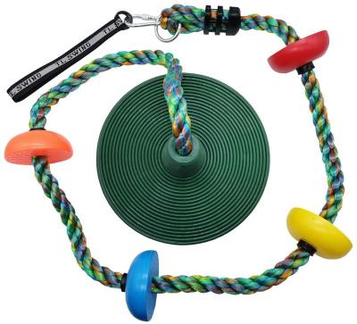 China Modern Climbing Rope Shaft Swing Disc Swings Seat With Platforms for sale