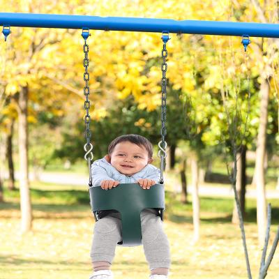 China EUROPEAN Factory Equipment EVA Outdoor Toddler Baby Full Playground Bucket Swing for sale