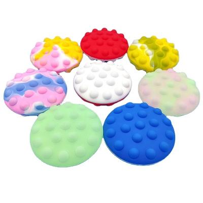 China Silicone Pop Bubble 3D Wiggle Sensory Squeeze Balls Silicone Colorful Stress Balls Wiggle Toys for sale