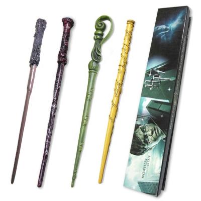 China Beautiful Halloween Colorful Harry Wizard Potter Magic Wand Party Props Stick Resin Magic Wands for sale