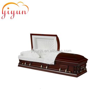 China American Style Wooden Casket 008 Cherry Red Cherry for sale