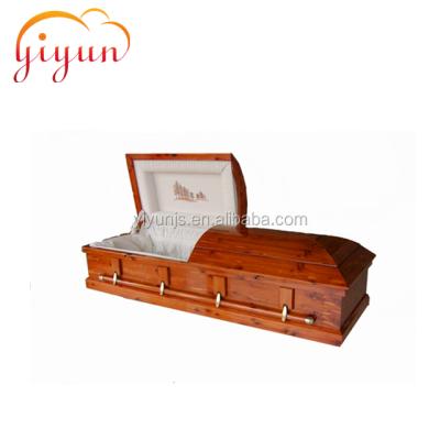 China 005-C Wooden Casket American Style American Style Cedar for sale