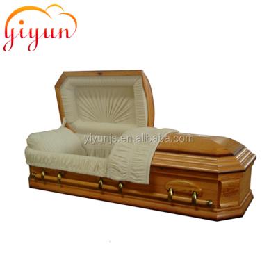 China American Style American Style Casket 029A Oak Wood Veneer for sale