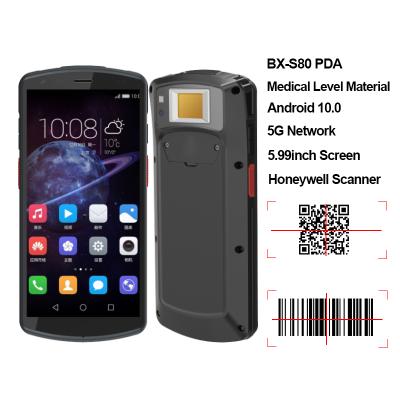 China BX-S70 Android 9.0 Handheld Computer Pistol Grip PDA Rugged Industrial Logistics Inventory PDA RFID 10 Meters UHF Reader for sale