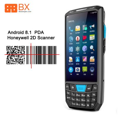 China BX-T80 PDA Handheld Computer Data Collector Terminal Android 1d 2d Barcode Scanner with sim card slot Android 8.1 for sale