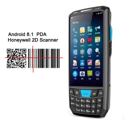 China BX-T80 Handheld Rugged Android 8.1 Computer Phone with nfc handheld terminal pda QR 2d barcode reader for sale