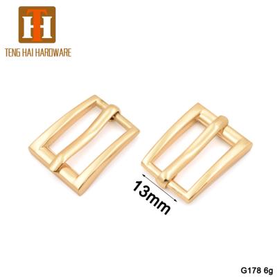 China Free Pick Up 13mm Small Metal Pin Buckle Zinc Alloy Belt Buckle for sale