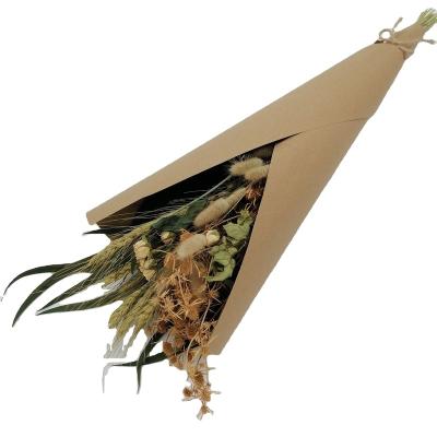 China Healthy Life Factory Customized Nature Flower Bouquet Home Decorative Flowers Dried Flower Bouquet for sale