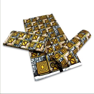 China Sustainable Hot Sale High Quality Wax Printed 100% Cotton Ankara Fabric for sale