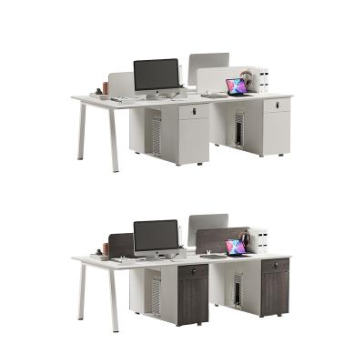 China Thickened Desk Table Top Panel Workstation Table Office Workstation Desk for 2 4 6 Person Office Table Desk Modern for sale