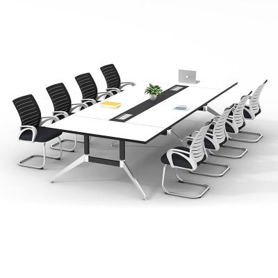 China Thickening Multifunctional Furniture Office Conference Table Negotiation Table Meeting Table Office White for sale