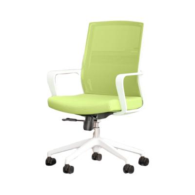 China Factory Direct Selling Student Seat Family Meeting Room Swivel Chair Employees Mesh Office Green Rotating Chair for sale