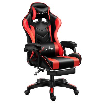 China Massage Function Computer Gaming Chair (Height)Adjustable Chair Cheap Armrest Adjustable Gaming Chair Computer Gaming Chair for sale