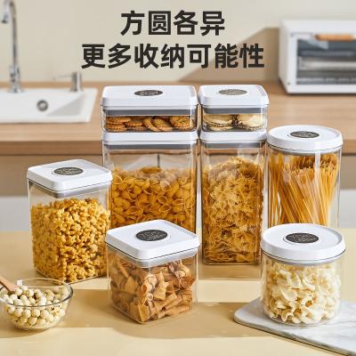 China Freshness Preservation Food Storage Box 2021 Cereal Dispenser Storage Box Kitchen Cereal Rice Top Container for sale