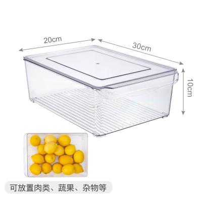 China Kitchen Disposable Clear Plastic Airtight Free Push Dry Airtight Food Storage BPA Cereal Beans Grains Food Pantry Organization Container Top Set for sale