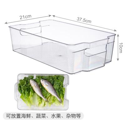 China Disposable PET Kitchen Fridge Food Storage Container Organizer Trash Cans for sale