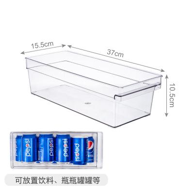 China Wholesale Disposable Plastic Fridge Organizer Kitchen Fridge Organizer Bins Save Space for sale