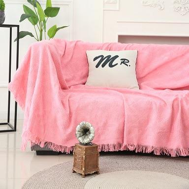 China The Universal Sand-hair Universal Dust-proof Towel Cover Sofa Towel Cover Solid Color Towel Cover Sofa Cover Multi-Purpose Cover for sale