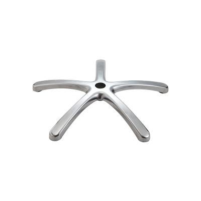 China Five Star Swivel Chair Accessories Aluminum Alloy Tripod Tripod Base Chair Base Rotating Five Star Chassis for sale