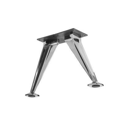 China (Size)Adjustable Customized Metal Legs For Tables Triangle Table Legs Desk Steel Frame Metal Table Stand For Conference for sale