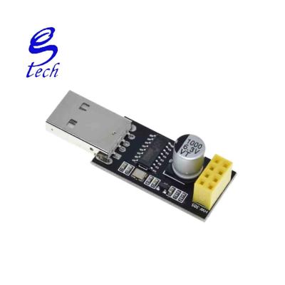 China ESP-01 COMPUTER Adaptater CH340G USB to ESP8266 ESP01 Development Board Programmer Adapter for sale