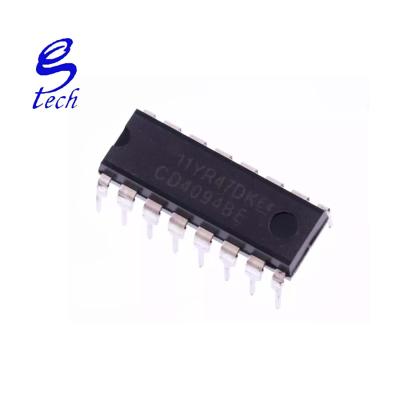 China Integrated Circuit CD4094BE DIP16 8 Bits Shift Memory Register Bus IC CD4094 CD4094BE for sale