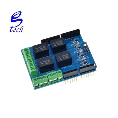 China COMPUTER 4 Channel 5v Relay Shield Module, Four Channel 2560 Mega Relay Control Board Relay Expansion Board for sale