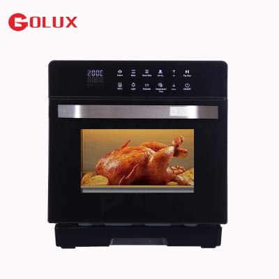 China Digital Control Touch Screen +Led Display + STEAM/AIR FRYER OVEN WITH ROTISSERIE STAINLESS STEEL CAPACITY AND ACCESSORIES for sale